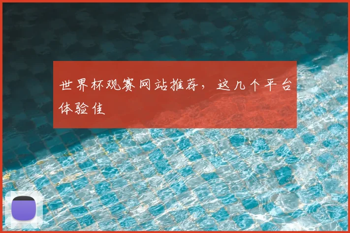 世界杯观赛网站推荐,这几个平台体验佳
