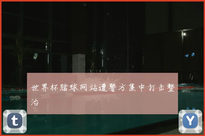世界杯赌球网站遭警方集中打击整治